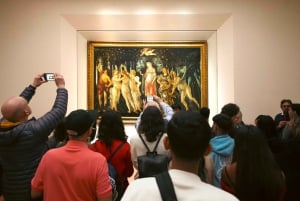 Firenze: Uffizi Skip køen-billet + audioguide APP