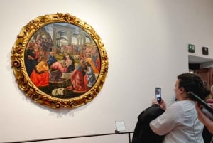 Firenze: Uffizi Skip køen-billet + audioguide APP
