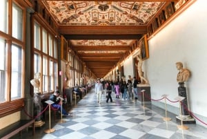 Firenze: Uffizi Skip køen-billet + audioguide APP