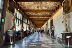 Firenze: Uffizi Skip køen-billet + audioguide APP
