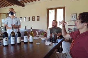 Florence : Vin de Valdorcia, Brunello Montalcino, Montepulciano