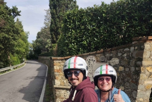 Florence: Vespa Tour as a Passenger + Wine Window!