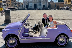 Firenzen vintage-sähköinen Fiat 500 – yksityinen kaupunkikierros