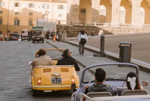 Firenzen vintage-sähköinen Fiat 500 – yksityinen kaupunkikierros