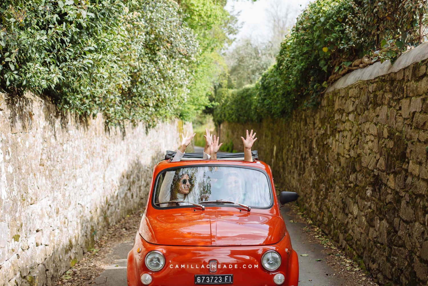 Florence: Vintage Fiat 500 Tour with Chianti Winery & Lunch