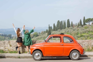 Florence: Vintage Fiat 500 Tour with Chianti Winery & Lunch