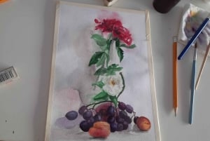 Florenz: Aquarell-Malkurs in einem lokalen Kunststudio