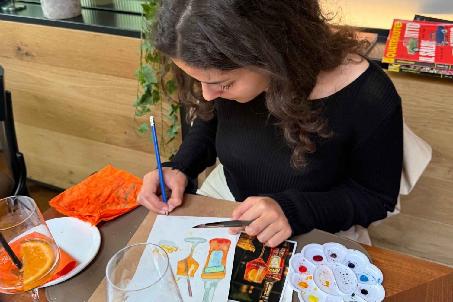 Florença Aquarela e Spritz: Um Aperitivo ArtÃstico