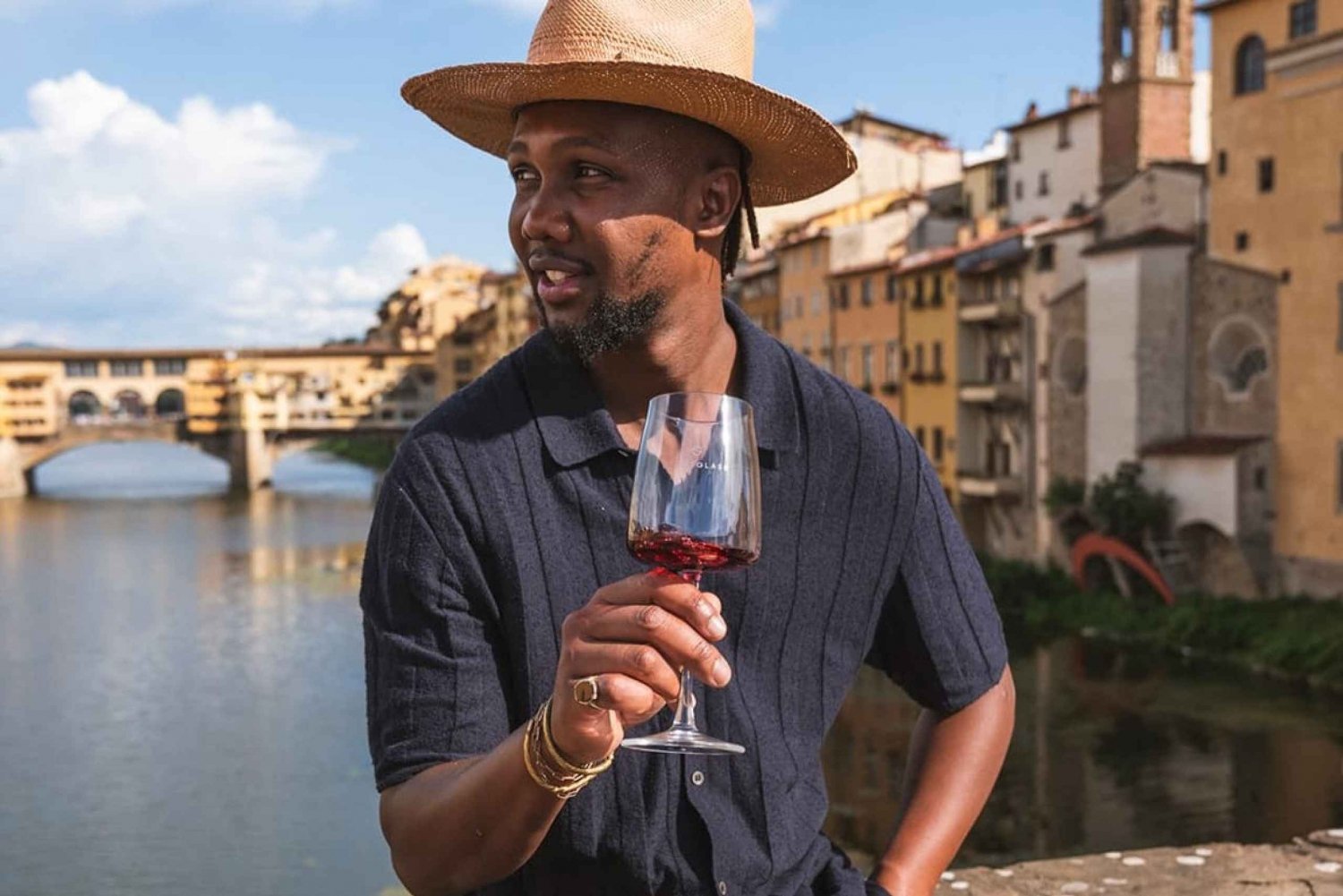 Florencja: Degustacja wina przed Ponte Vecchio