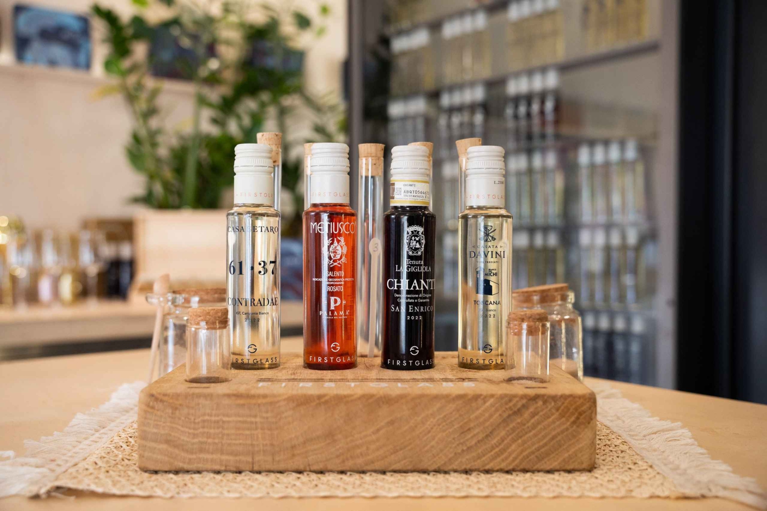 Florens: Vinprovning framför Ponte Vecchio