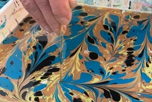 Florentine Paper Marbling, uma experiência artesanal