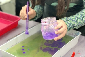 Esperienza artigianale di marmorizzazione su carta fiorentina