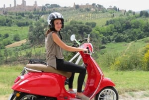 från Florens: Vespa-tur i Toscana med allt inkluderat i Chianti