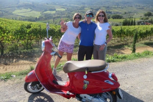 from Florence: All inclusive Tuscany Vespa Tour in Chianti