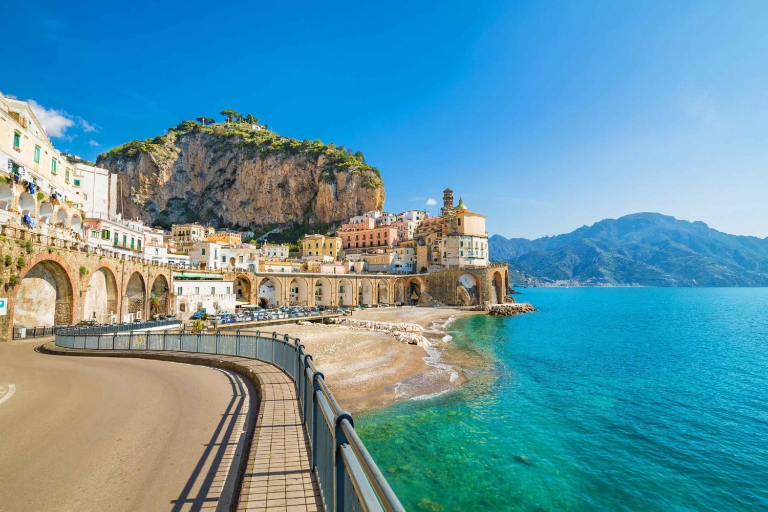 Z Florencji: transfer na wybrzeże Amalfi z przystankiem w Pompejach
