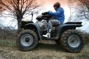 Fra Firenze/Badesse: ATV-tur i Chianti med vinsmaking