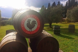 フィレンツェ発：キアンティ午後のツアー（ワイナリー2ヶ所での試飲付き）