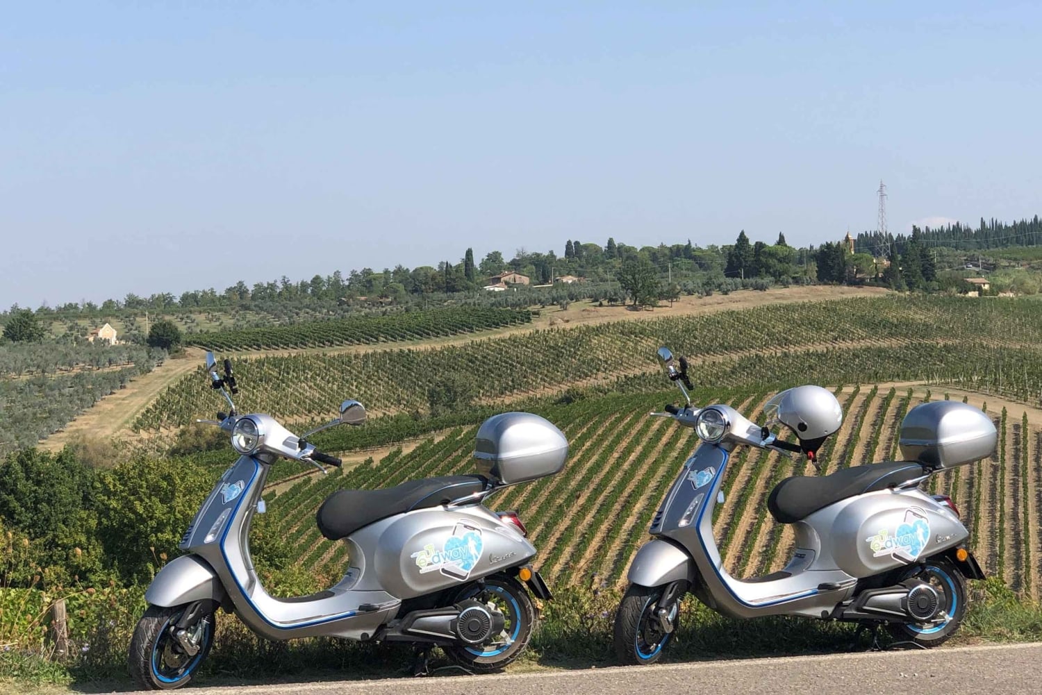 Från Florens: Chianti på egen hand med Vespa och lunch