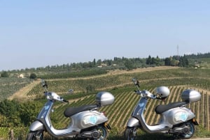 Von Florenz aus: Chianti Selbstgeführte Vespa-Tour mit Mittagessen