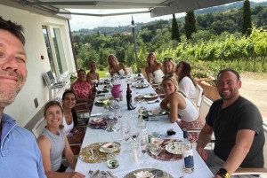 Fra Firenze: Madlavningsoplevelse på gård på bakketop i Toscana