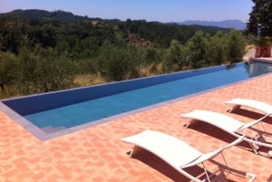 Fra Firenze: Madlavningsoplevelse på gård på bakketop i Toscana