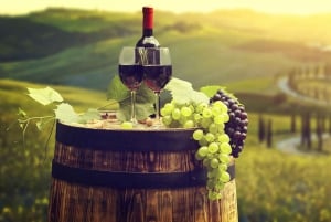 Au départ de Florence : Visite en petit groupe de dégustation d'huile d'olive et de vin