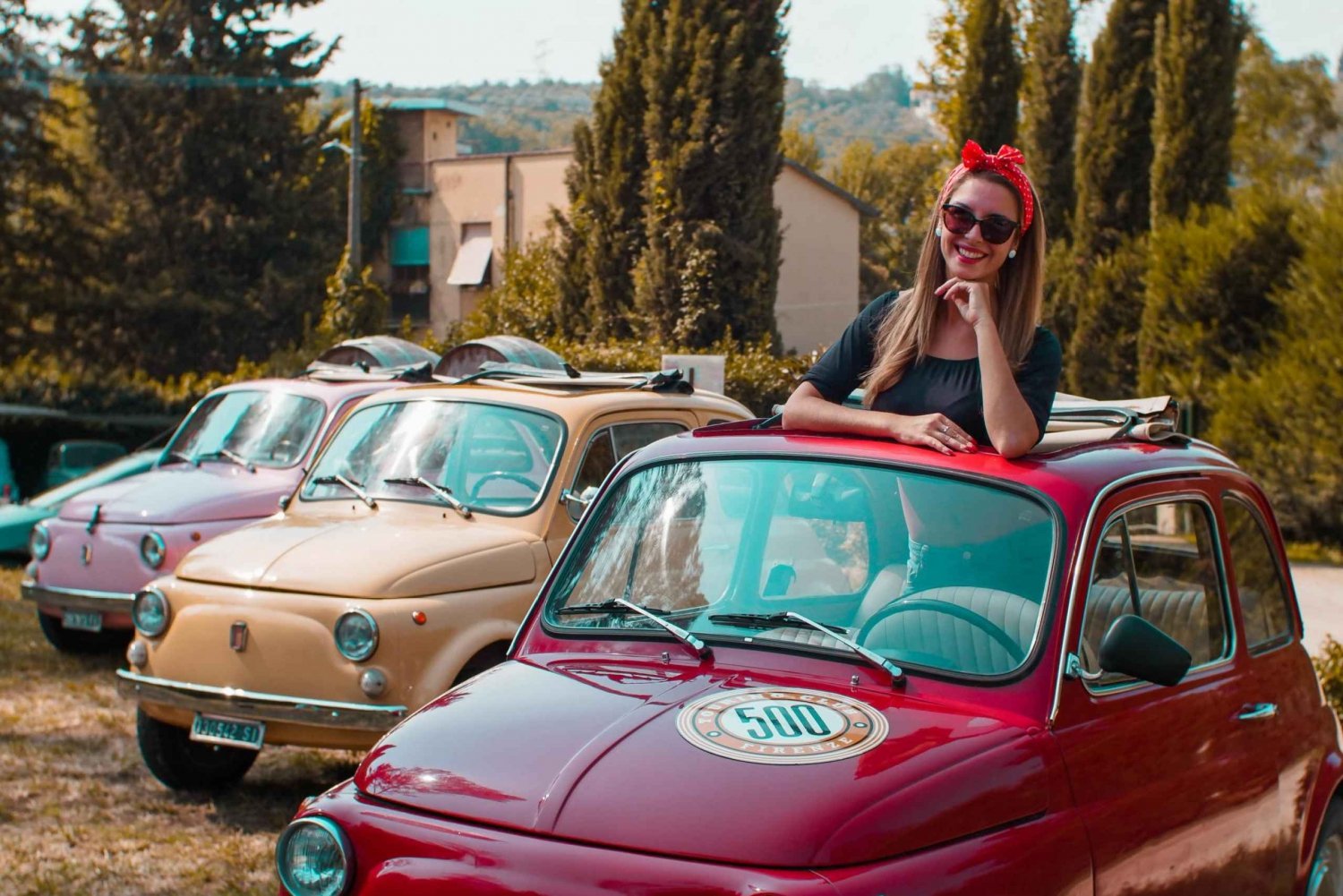 Fra Firenze: Selvkørende Fiat 500-tur fra Firenze