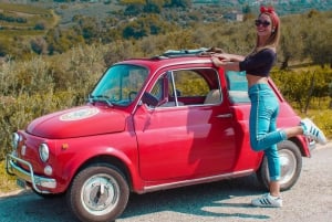 Fra Firenze: Selvkørende Fiat 500-tur fra Firenze