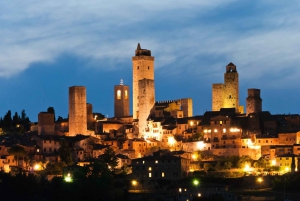 A partir de Florença: excursão guiada a Siena e San Gimignano com jantar