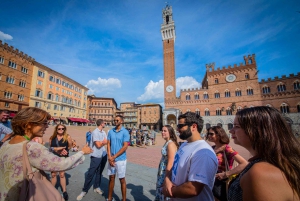 A partir de Florença: excursão guiada a Siena e San Gimignano com jantar
