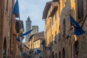 A partir de Florença: excursão guiada a Siena e San Gimignano com jantar