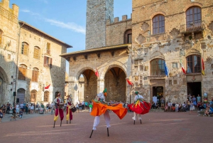 A partir de Florença: excursão guiada a Siena e San Gimignano com jantar
