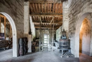 Firenzestä: Toscanan linnojen kiertoajelu ruoan ja viinin kera.