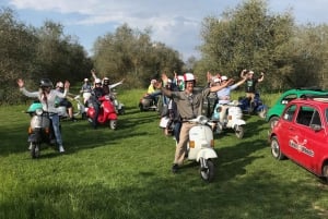 Из Флоренции: тур по сельской местности Тосканы на винтажном Vespa