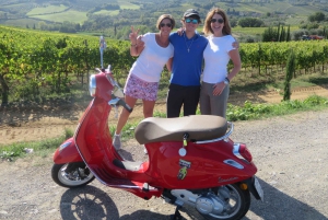 フィレンツェ発：トスカーナ・ヴェスパツアー（ランチ＆ワイン付き）