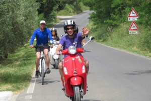 フィレンツェ発：トスカーナ・ヴェスパツアー（ランチ＆ワイン付き）