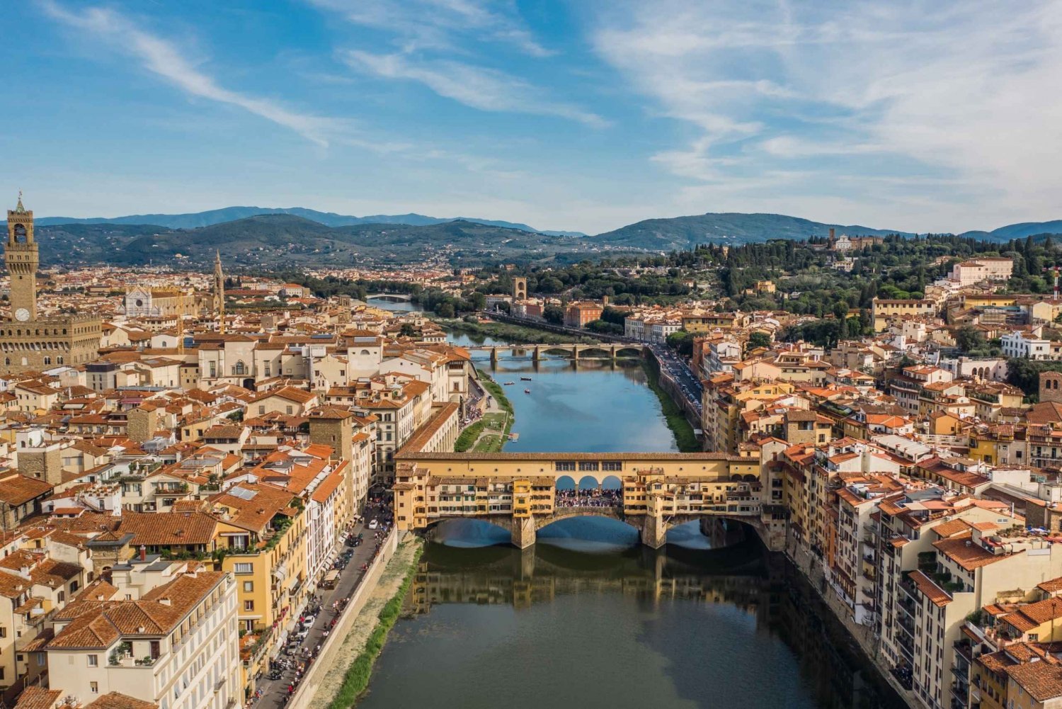 Fra Livorno: Firenze og Pisa tur-retur-transport