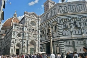 Fra Milano: Florence Walking Tour med togbilletter