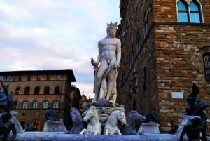 Da Roma: Tour di un giorno di Firenze e Pisa con biglietto per l'Accademia
