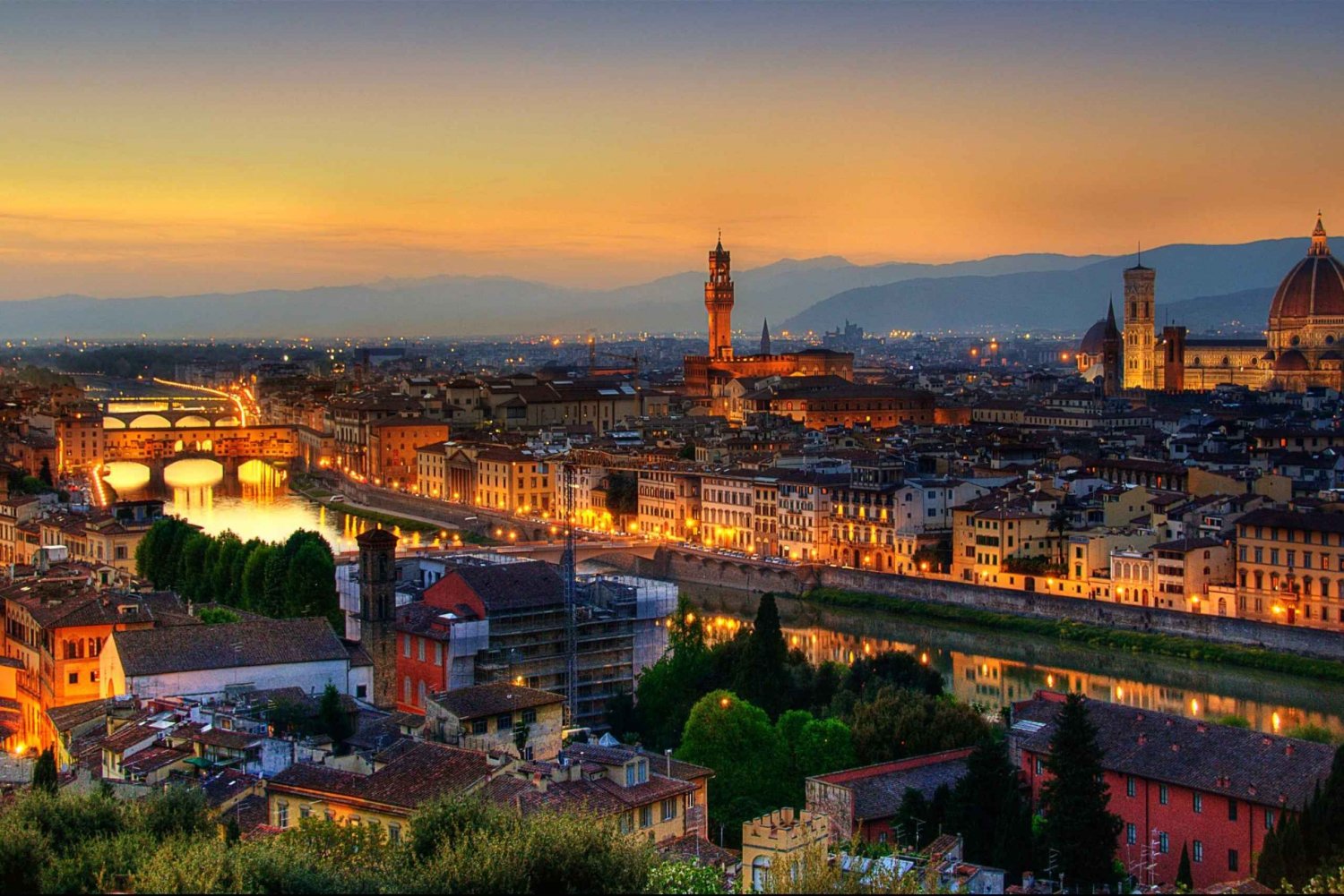 Von Rom aus: Semi-privater Transfer nach Florenz
