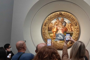 Från Rom: Uffizi dagsutflykt med biljett och App Tour