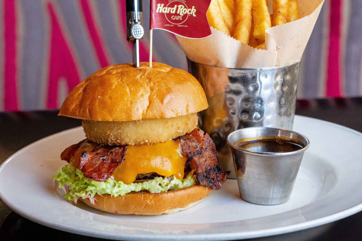 Hard Rock Cafe Florens med fast meny för lunch eller middag
