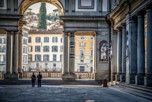 Tour espresso delle Gallerie dell'Accademia e degli Uffizi con Cattedrale del Duomo