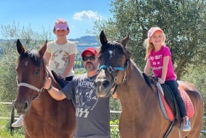 Верховая езда с винным туром из Флоренции