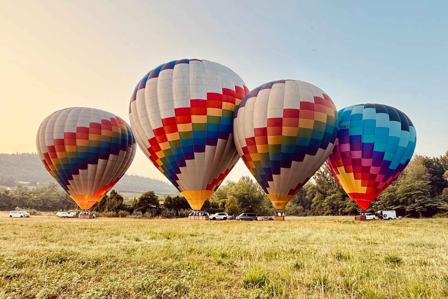 Heißluftballonfahrt in der Toskana vom Chianti-Gebiet aus