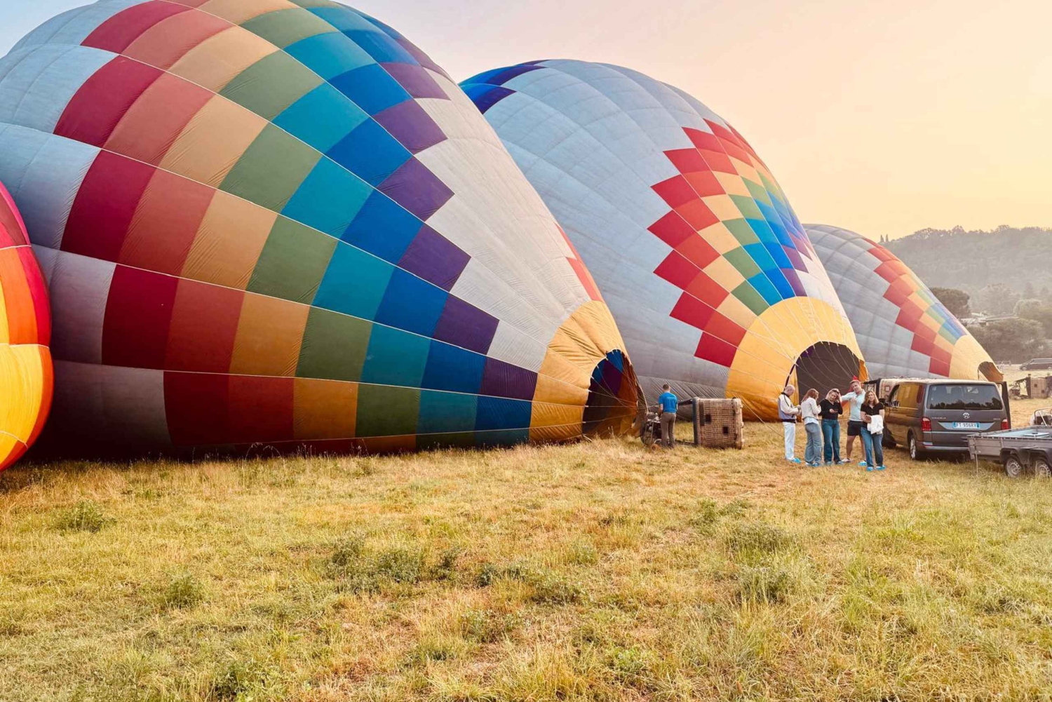 Heißluftballonfahrt in der Toskana vom Chianti-Gebiet aus
