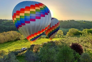 Heißluftballonfahrt in der Toskana vom Chianti-Gebiet aus