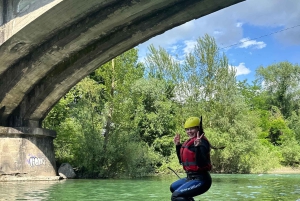 Lucca: caiaque na ponte do diabo