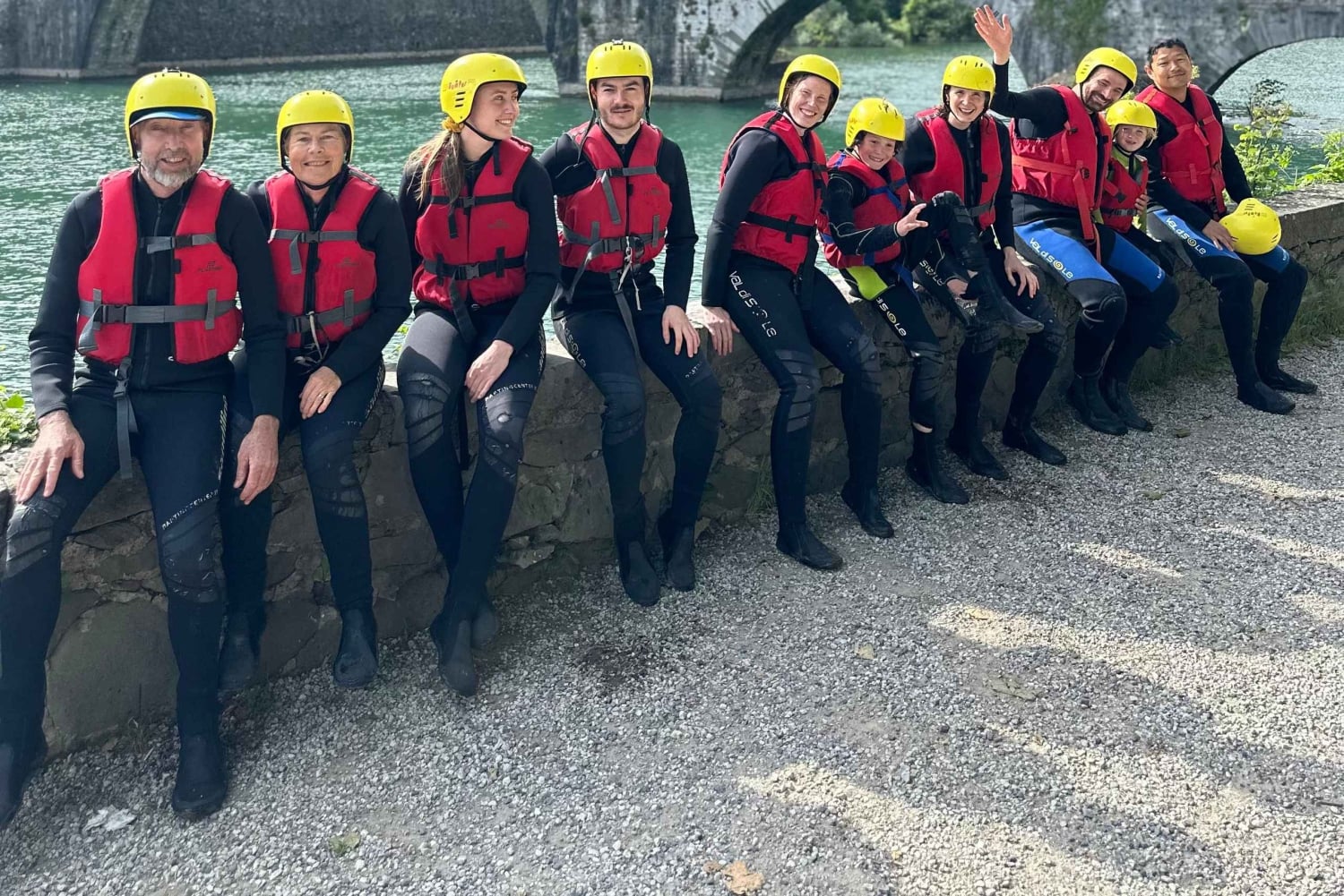 Lucca: caiaque na ponte do diabo