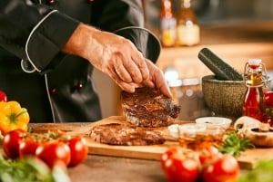 MasterSteak: Tuscan Steak Cooking Class with Unlimited Wine